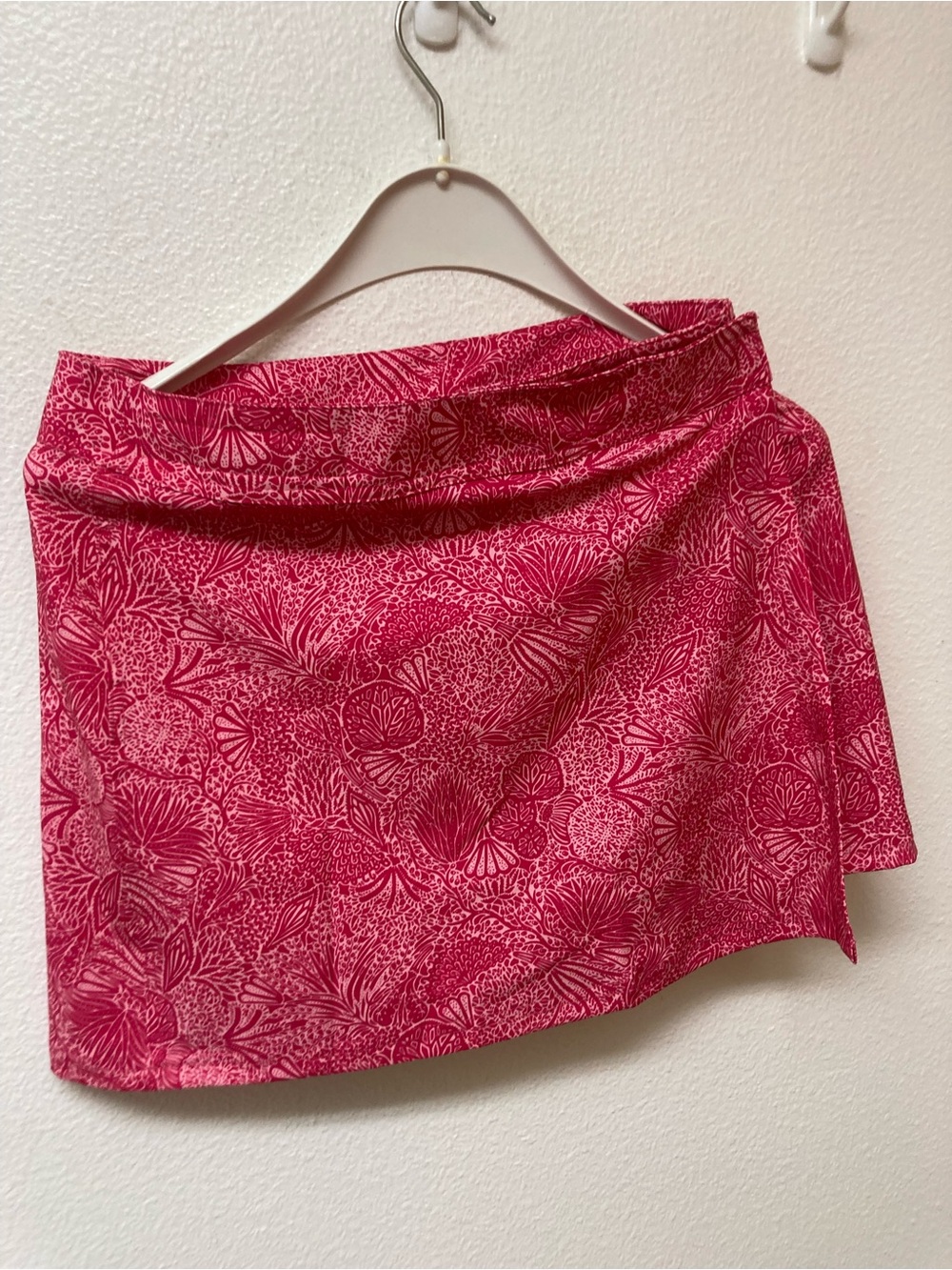 RIP SKIRT HAWAII Pink and Peach Tropical Floral (S)